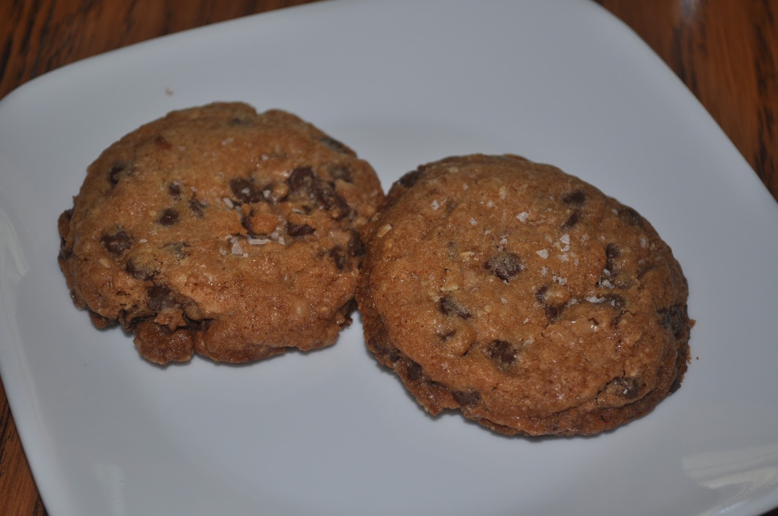 Beth's Favorite Recipes Toffee Bit Chocolate Chip Cookies with Sea Salt