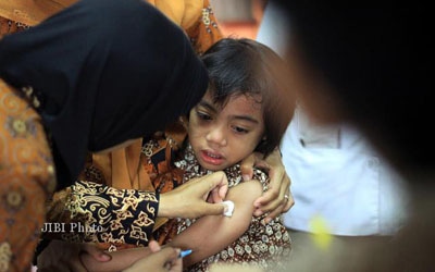 Imunisasi Vaksin DT dan TD (Credit to JIBI Photo)