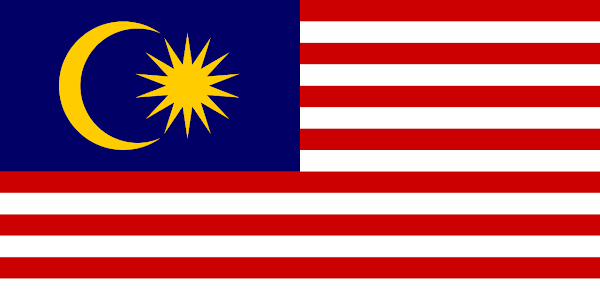 Logo Gambar Bendera Negara Malaysia PNG JPG ukuran 600 px