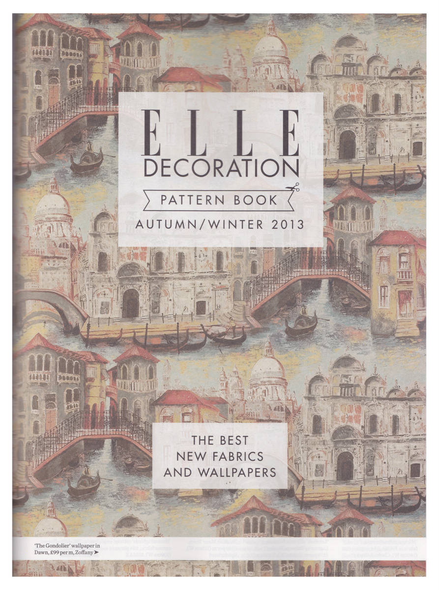 Melissa White Hand Painted Interiors THE GONDOLIER, a new design for Zoffany