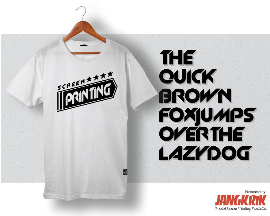 5 Font Keren  untuk Desain  Kaos  1 Ini Blognya Jangkrik T 