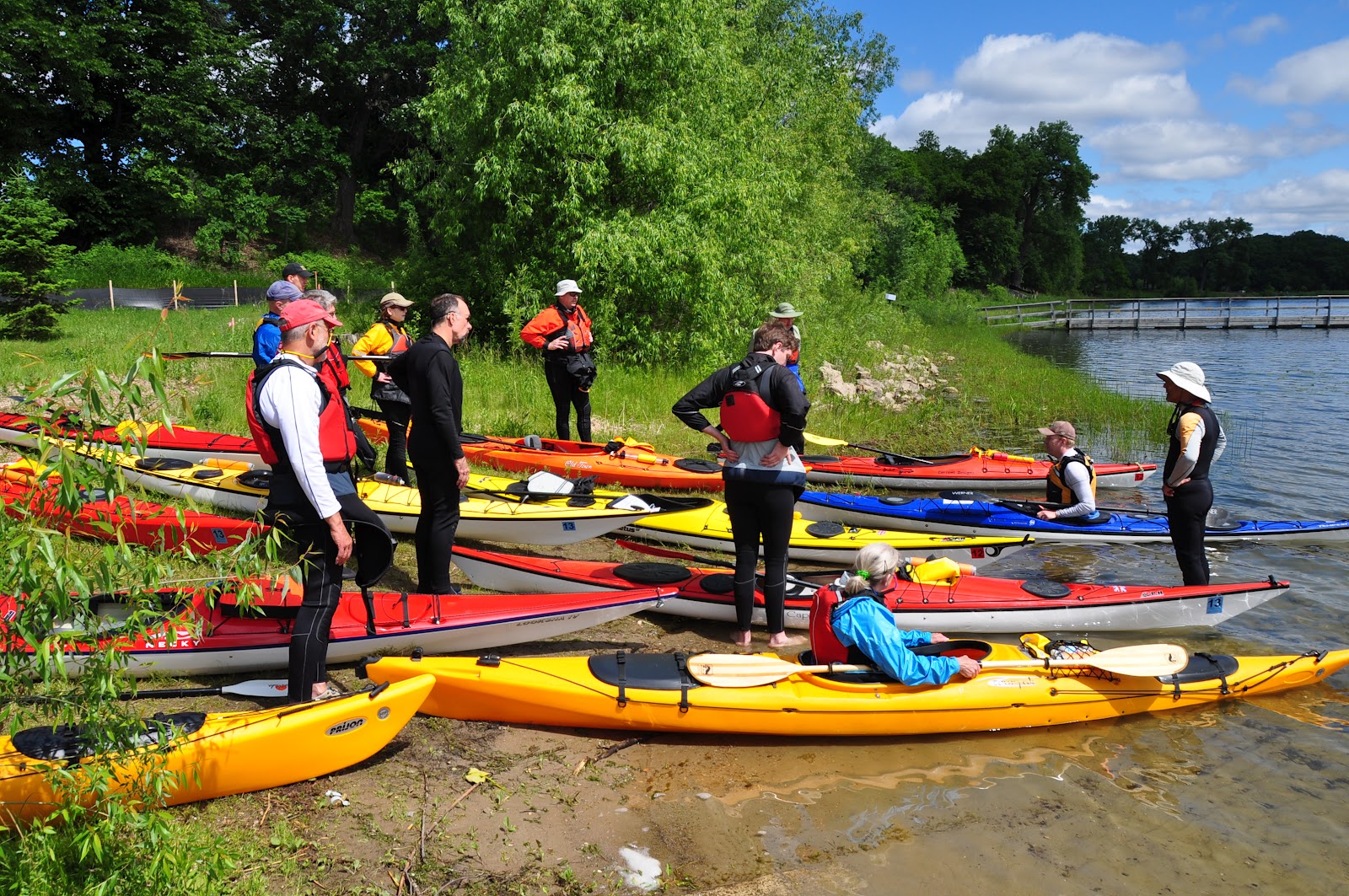 The Lake is the Boss Kayak training opportunities