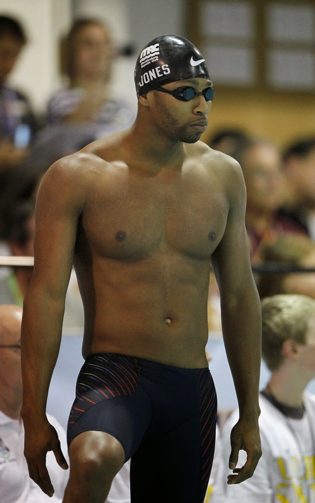 Male Athletes World Swimming USA's Cullen Jones (Part 1)