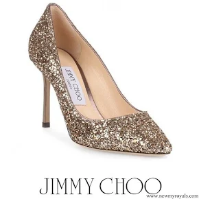 Kate Middleton wore Jimmy Choo Romy gold Pumps