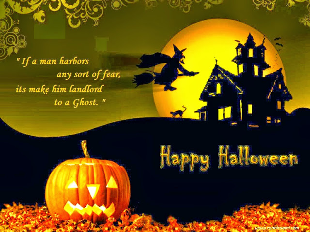 Halloween wishes quotes phrases text verses for greeting cards