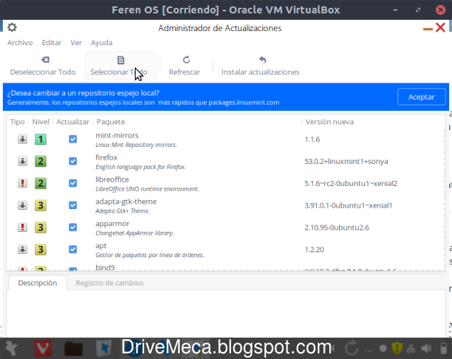 Configuramos feren OS Linux