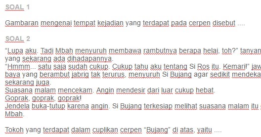 Contoh Soal Langkah langkah konversi teks cerita pendek