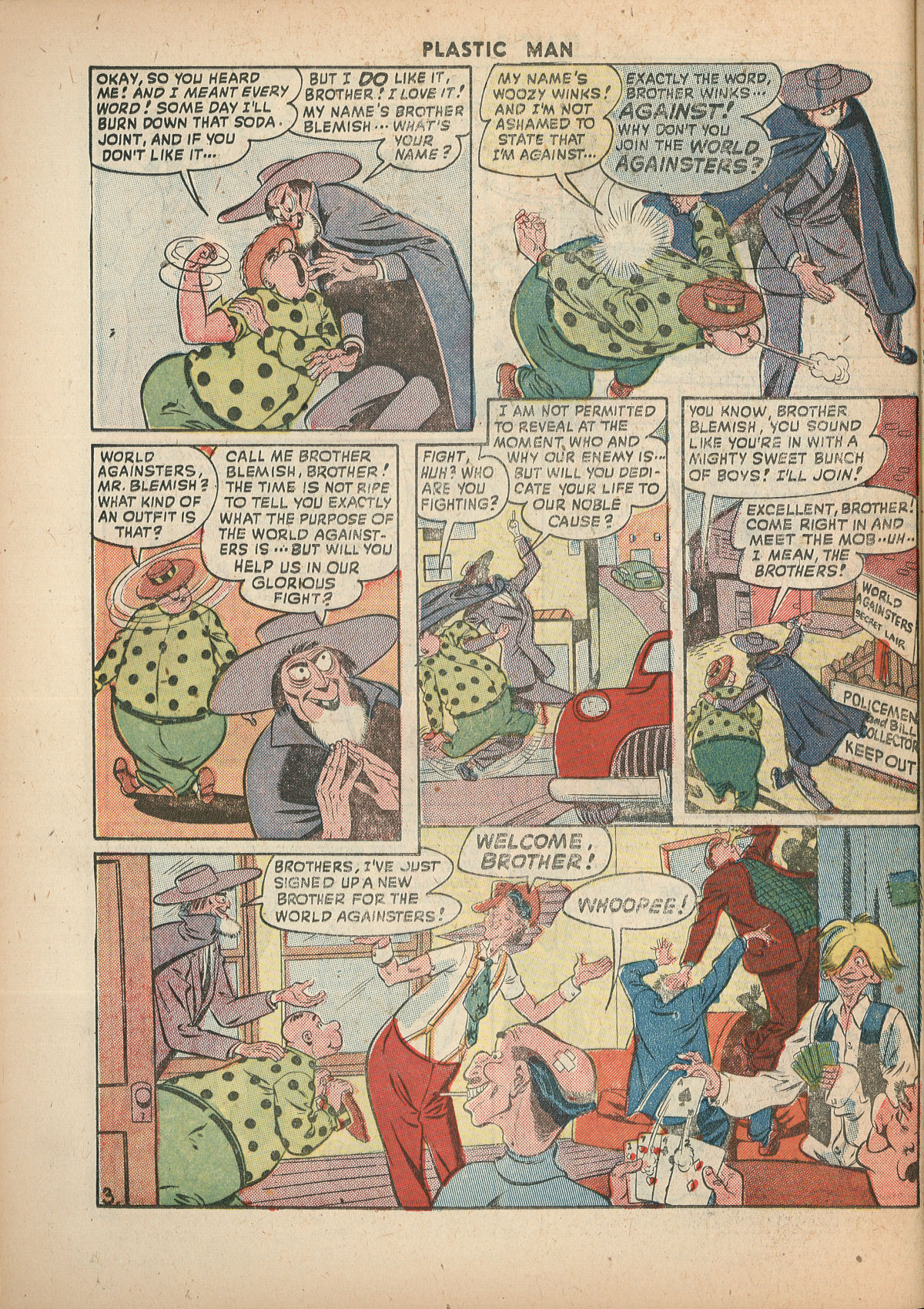 Read online Plastic Man (1943) comic -  Issue #15 - 38