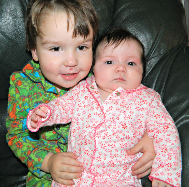 Brother Sister New Pyjamas Christmas Eve