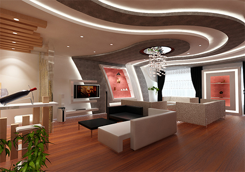 Top 100 Gypsum board false ceiling designs for living room ...