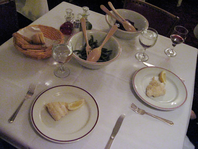 A fried piece of catfish for those dining in New York at March's Restaurant