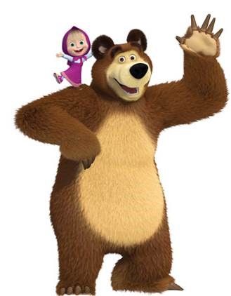 Gambar Animasi Kartun Masha And The Bear Dan Temannya