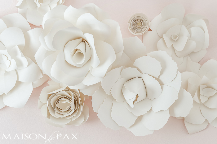 making paper flowers with cricut paper flower template free
