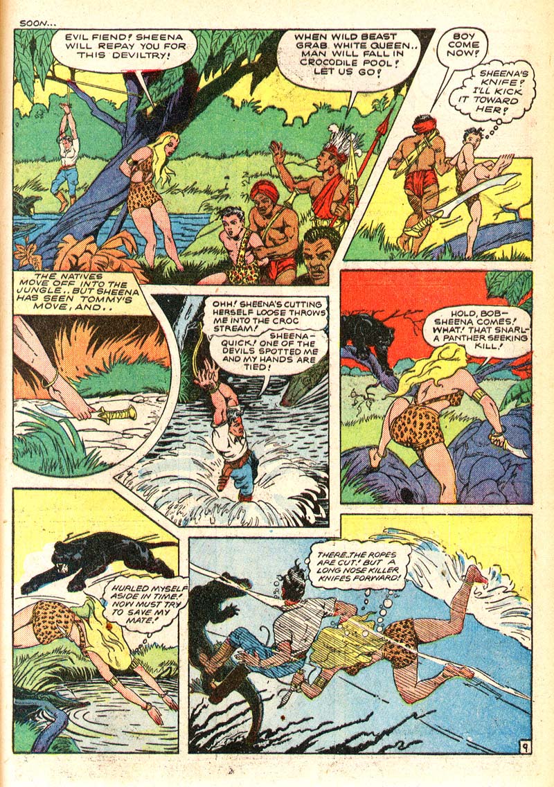 Read online Sheena, Queen of the Jungle (1942) comic -  Issue #4 - 47
