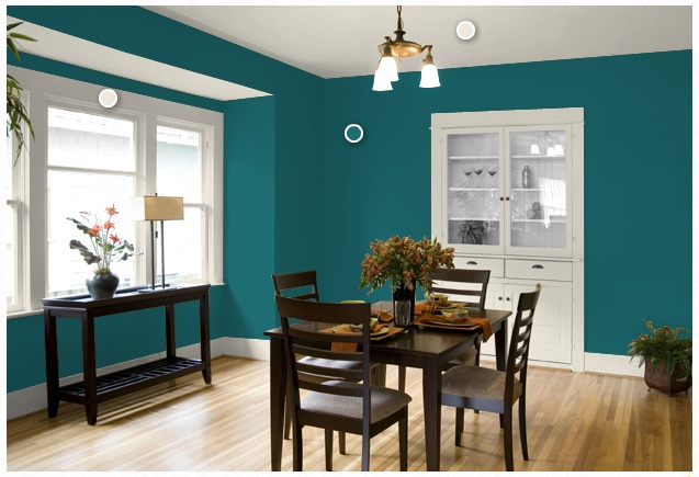 Brown And Blue Walls Dining Room Brown And Blue Walls Dining Room