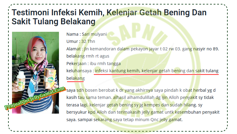 Cara Mengobati Pembengkakan Kelenjar Getah Bening Di Bawah Telinga Terbukti Manjur ~ TESTIMONI QNC JELLY GAMAT Cara Mengobati Pembengkakan Kelenjar Getah Bening Di Bawah Telinga Terbukti Manjur ~ TESTIMONI QNC JELLY GAMAT