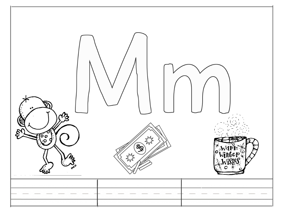 Letter M Worksheet For Toddlers Letter M Worksheet For Toddlers