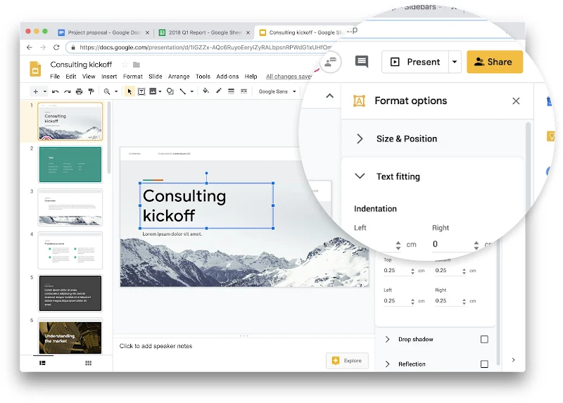 Google Docs, Sheets, Slides and Sites on the web are getting a Material Design look