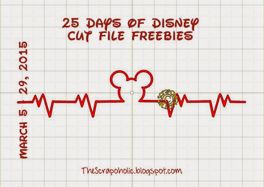 Download The Scrapoholic : 25 Days of Disney Cut File Freebies! Day 24