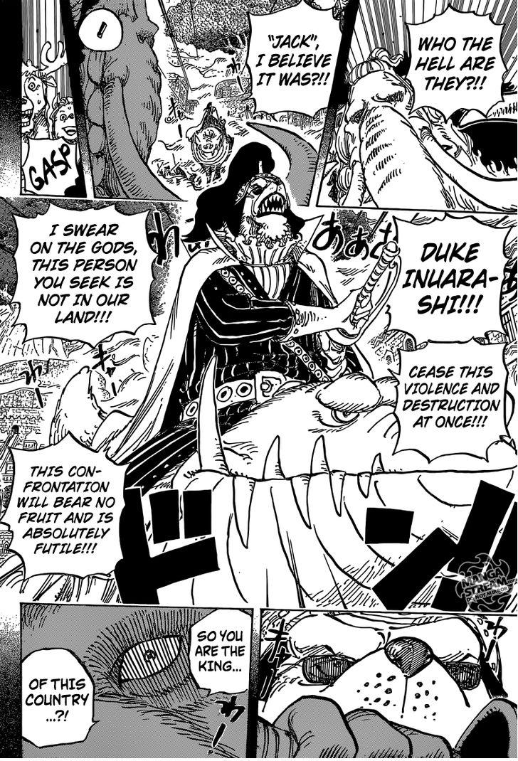 One Piece Ch 809: Master Nekomamushi