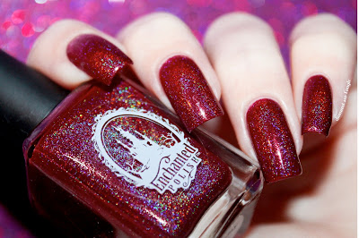 Swatch of the nail polish "Holiday 2015" from Enchanted Polish