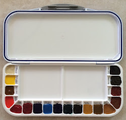 watercolour palettes gouache watercolor palette jane choices mijello pallet artist watercolours painted water blundell mixing janeblundellart watercolors painting daniel smith