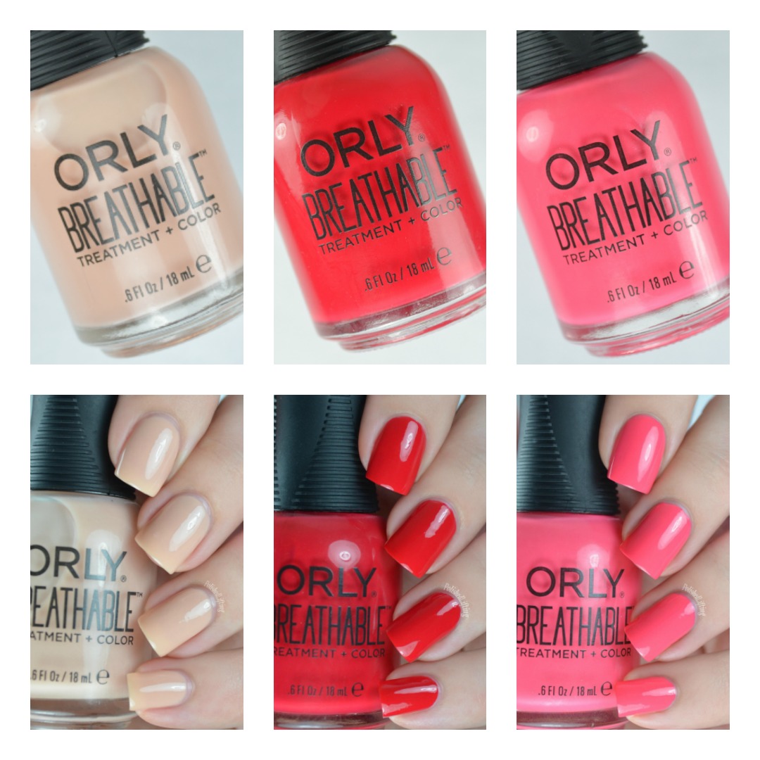 Orly Breathable Swatches Nail Art Polished Lifting