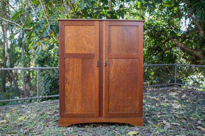 plain wood lowboy wooden lowboy before chalk paint