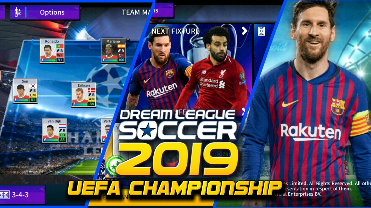 Download Dream League Soccer 2019 Uefa Championship MOD