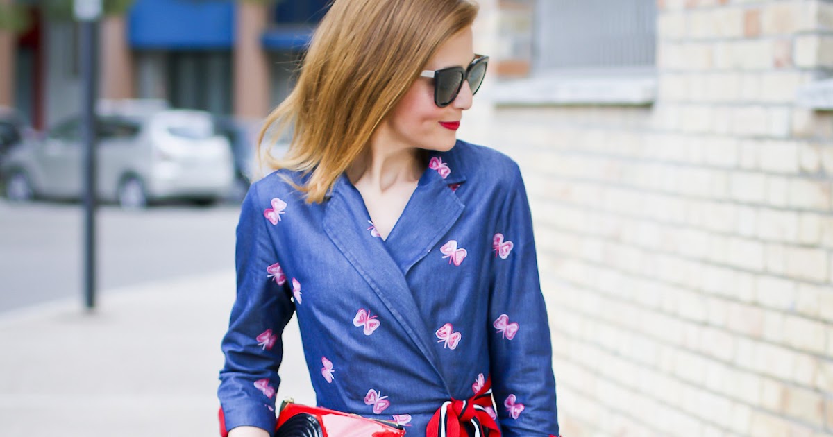 Butterfly denim dress from Metisu Fashion and Cookies fashion and