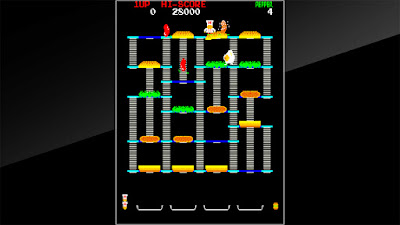 Arcade Archives Burger Time Game Screenshot 1