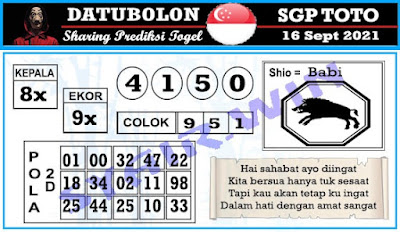 Bocoran prediksi singapura