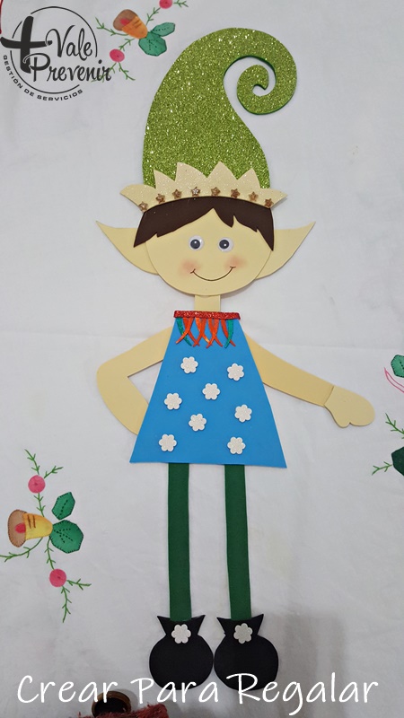 manualidades elfos navidad