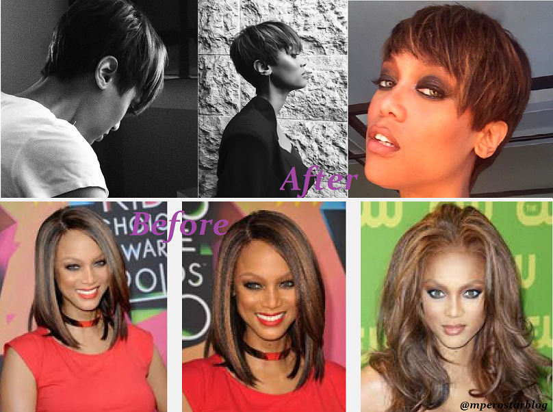 Tyra Banks Debut New Short Hairstyle Which She Admits Makes Her Feel Very Exposed