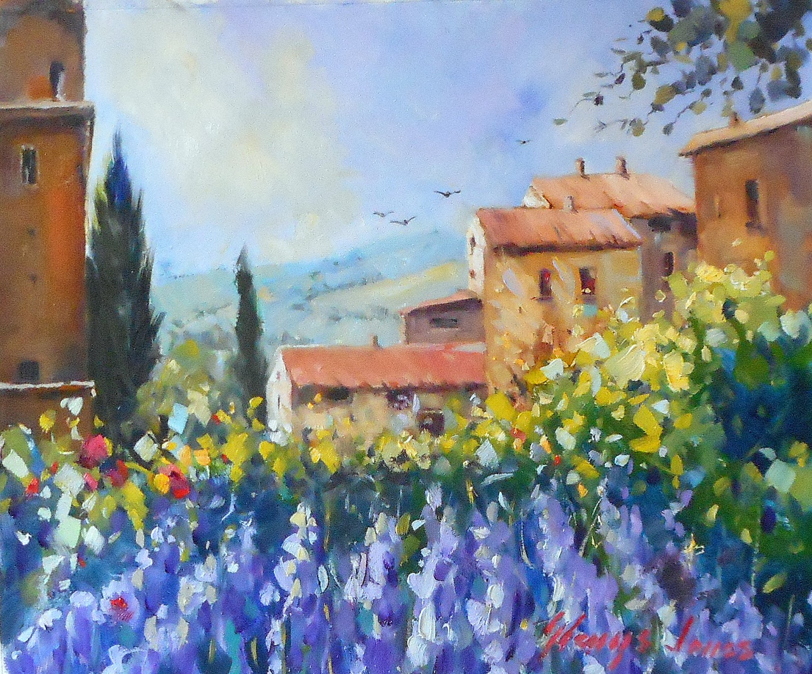 LAVENDER GARDEN, PROVENCE - SOLD