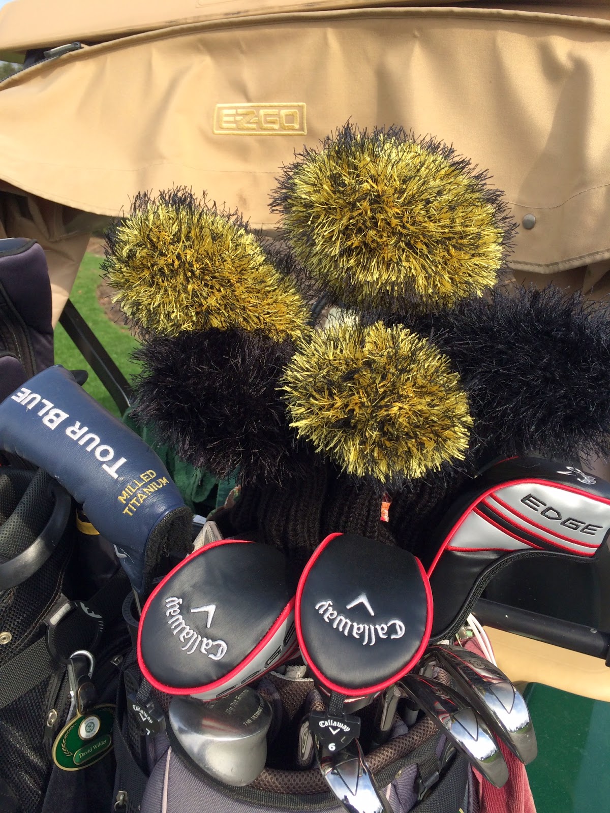 Manipulating knots......knitting & crocheting Pattern for Knitted Golf