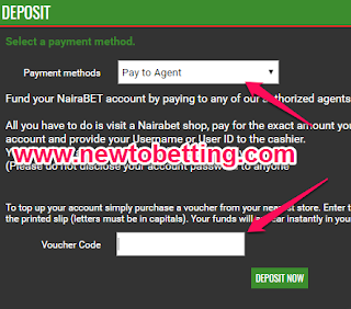 fund nairabet account via nairabet voucher code