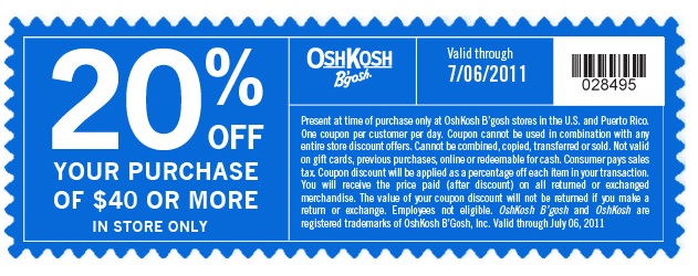 Osh kosh on-line coupon - Lincoln middle these days gatherings image relating to Osh Coupons Printable named Osh kosh on the internet coupon - Lincoln middle nowadays occasions