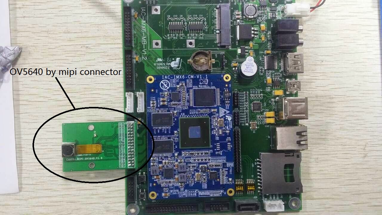 Sally Ma's Blog Demonstration 4OV5640 Camera Module Connect
