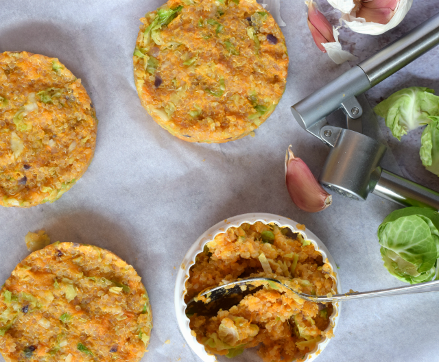 Only Crumbs Remain Brussel, Quinoa & Sweet Potato Cakes + Review