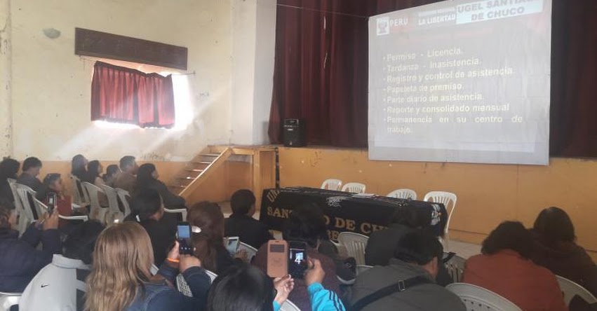 UGEL Santiago de Chuco realizó asistencia técnica a Directores para fortalecer capacidades de gestión UGEL Santiago de Chuco realizó asistencia técnica a Directores para fortalecer capacidades de gestión