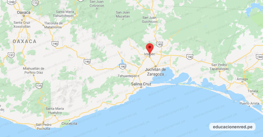 Temblor en México de Magnitud 4.2 (Hoy Sábado 01 Febrero 2020) Sismo - Epicentro - Ixtepec - Oaxaca - OAX. - SSN - www.ssn.unam.mx