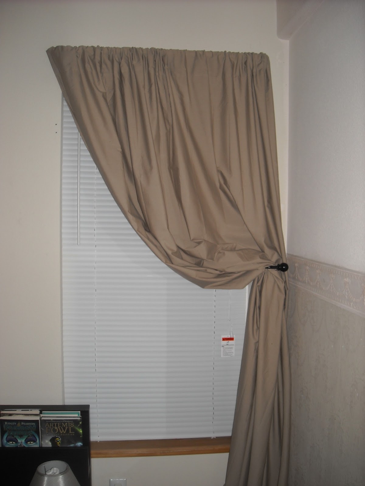 A Year of Financial Sanity 55. Using Flat Sheets as Curtains