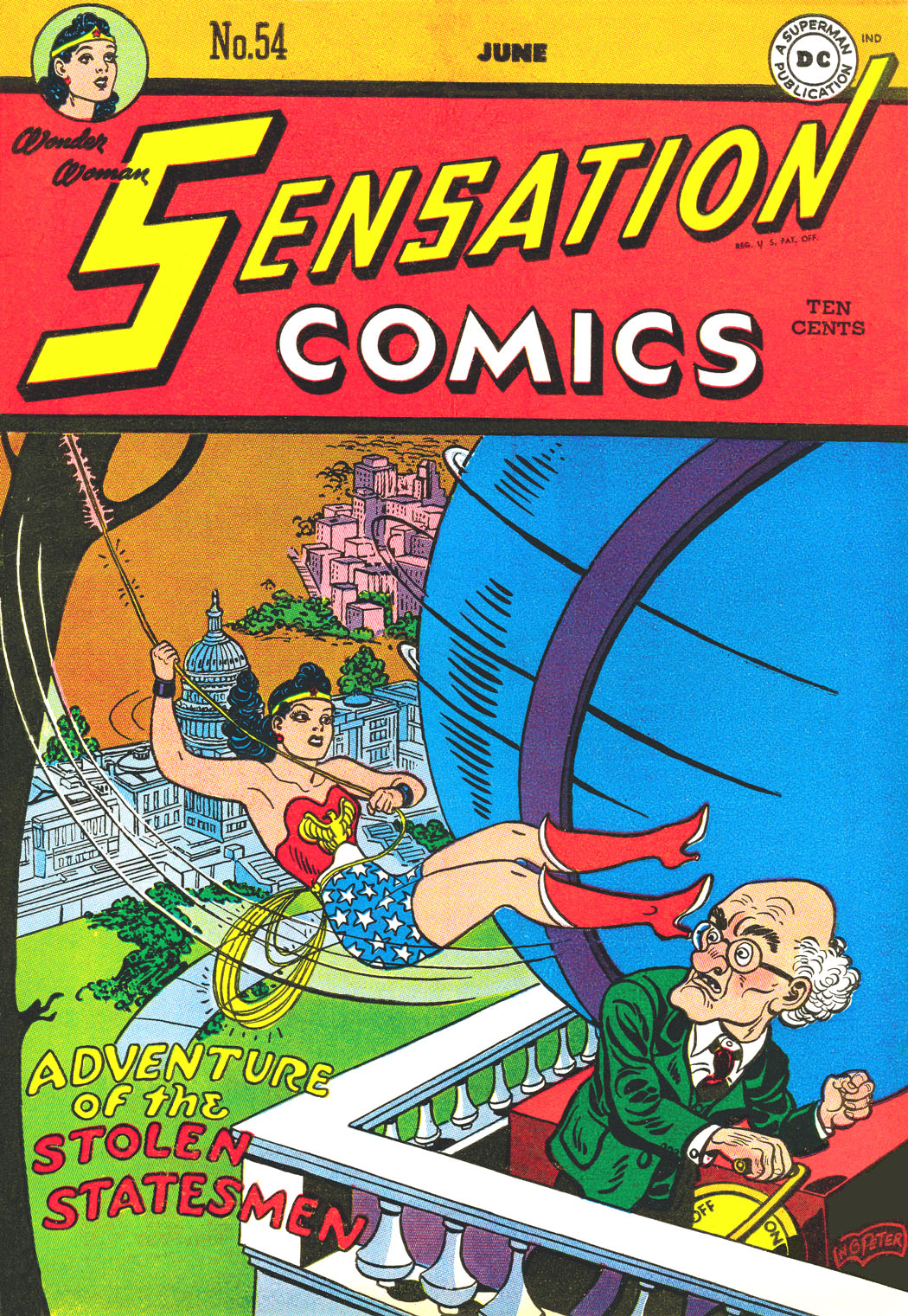 Read online Sensation (Mystery) Comics comic -  Issue #54 - 1