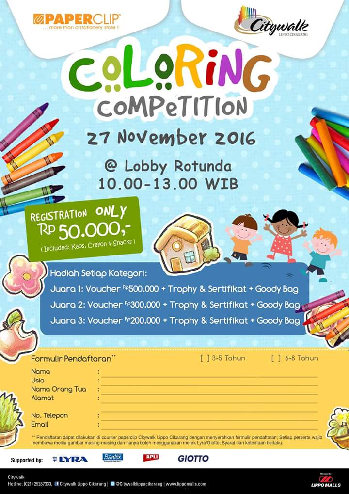 Lomba Mewarnai 2016 - lomba foto bayi balita anak 2021