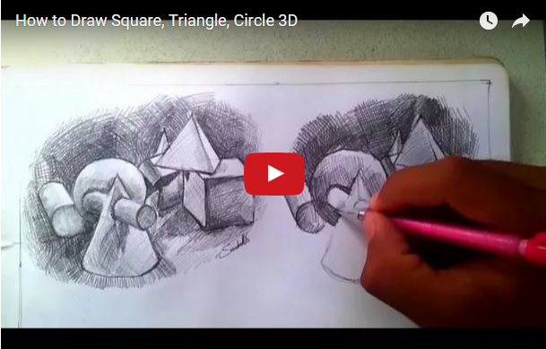Ang Kot Painting How To Draw Square Triangle Circle 3d