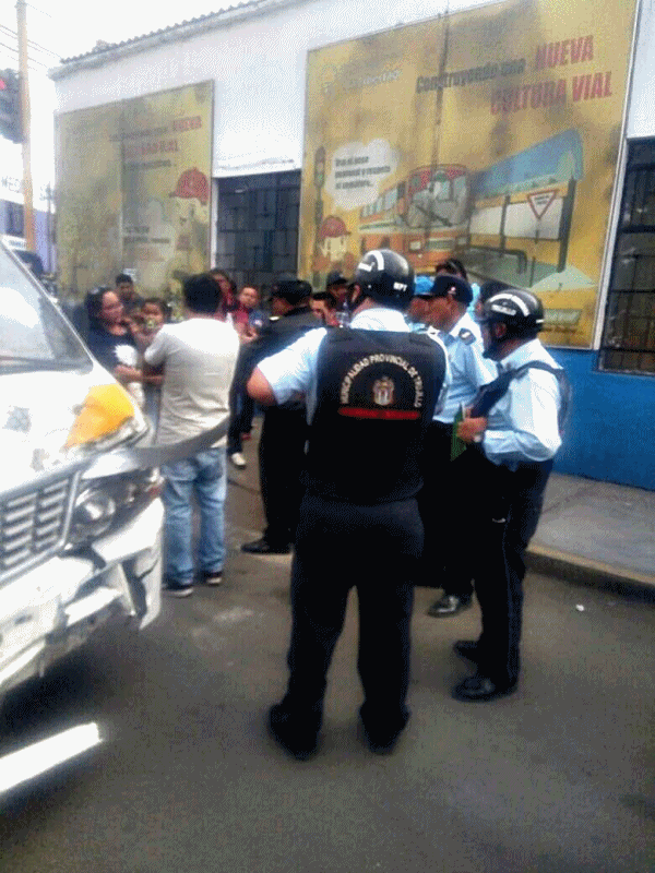 Seguridad Ciudadana de Trujillo Auxiliadas mujer y su hija lesionadas