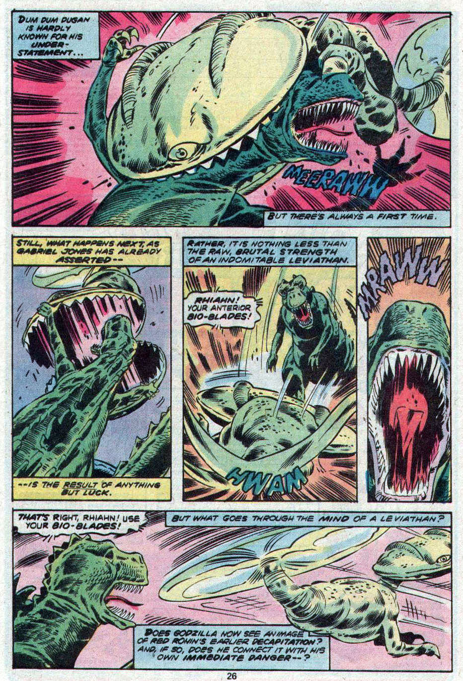 Read online Godzilla (1977) comic -  Issue #14 - 15
