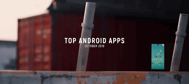 Top android apps October 2018