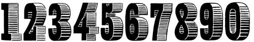 12 Font Angka Keren Gratis Download